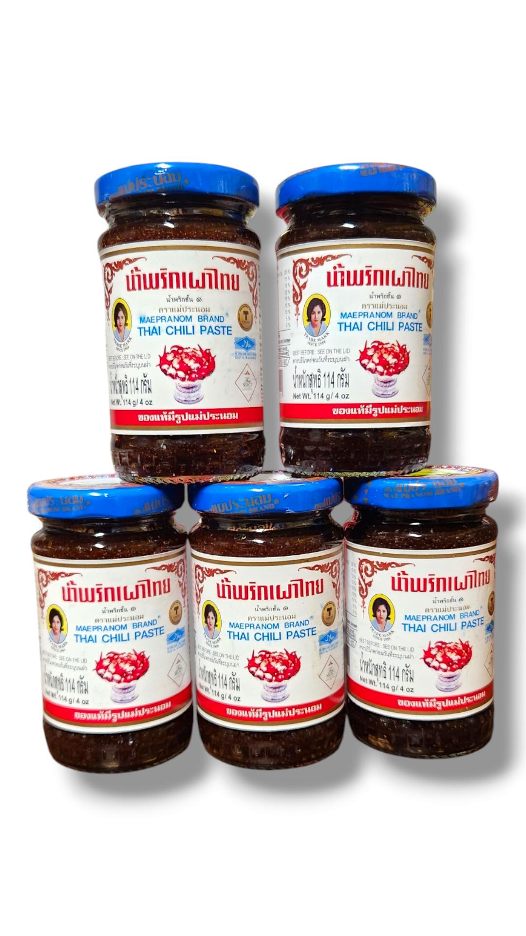 Maesri Thai Chili Paste Hot MAEPRANOM BRAND